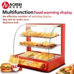 0.8kw Red Commercial Food Display Warmer for Restaurant Kitchen Equipment