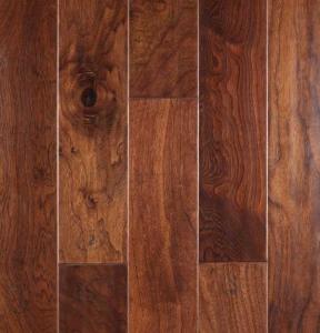 Quality American black walnut engineered hardwood flooring, distressed surface wholesale