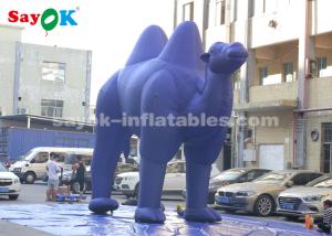 Quality Dark Blue Inflatable Cartoon Characters For Outdoor Advertisement / Giant Inflatable Camel wholesale