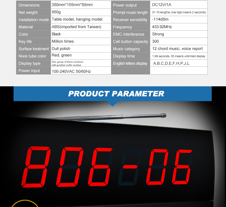 Hospital Wireless Emgency Alarm Nurse Call System