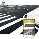 Crack Resistant Reflective Thermoplastic Paint Yellow Highway Paint No Wrinkles