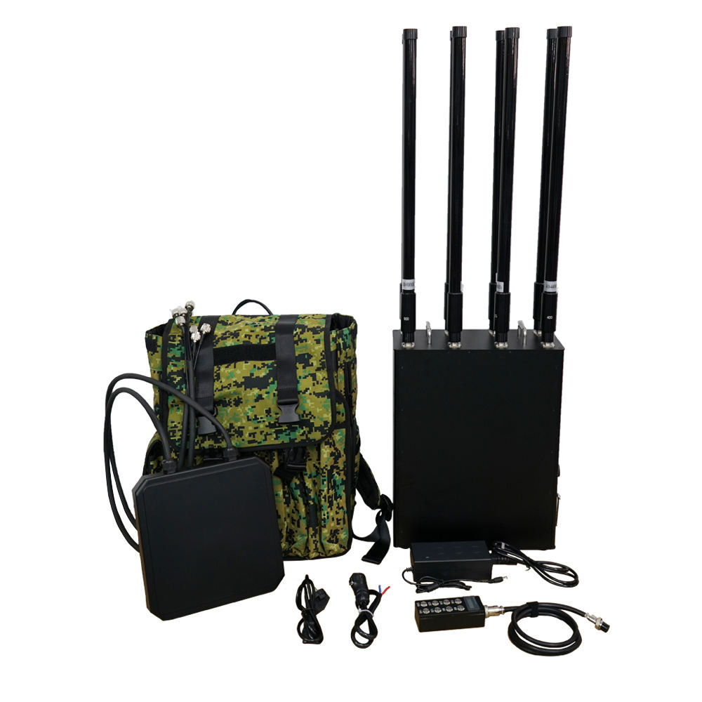 2000M Portable Signal Jammers FPV RF Amplifier Backpack Hand Held Gps Blocker