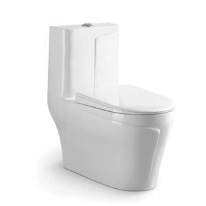 Quality S Trap Siphonic CUPC One Piece Toilet White Ceramic Bathroom Wc Toilet Bowl wholesale