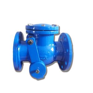 Quality BS5153 JIS Swing Cast Iron Check Valve With Counterweight wholesale