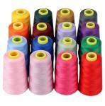 100% Spun Polyester Thread For Sewing Industry Dyed Color