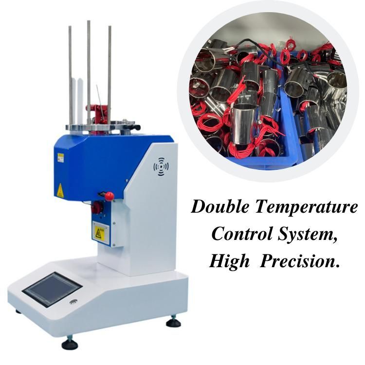 High Accuracy Temperature Control System Plastic and Rubber Melt Flow Index Tester