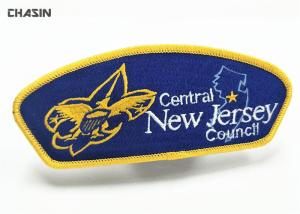Quality Sport Scout Clothing Embroidered Badge Patch Material Twill Recycled wholesale