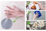 Transparent Disposable Food Safe Gloves Customized Thickness And Exclusive