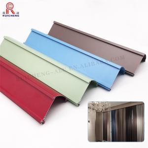 Quality 30mm Fineline Aluminium Curtain Track , Aluminium Bendable Curtain Track wholesale