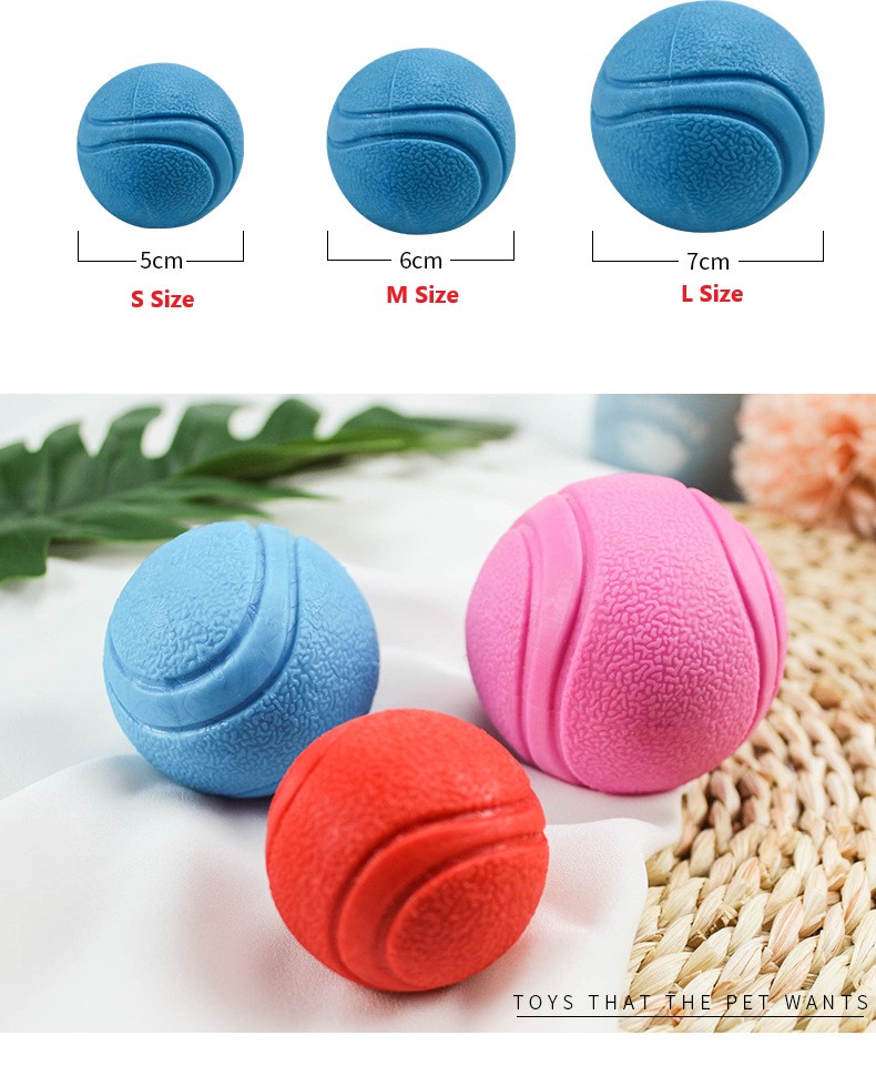 Dog Toy Teeth Cleaning Playing Natural TPR Foam Indestructible Durable Outdoor Training