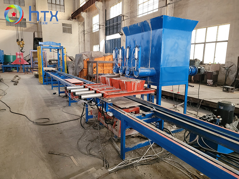 Automatic Concrete Retaining Block Dosing Machine Artificial Stone Production Line