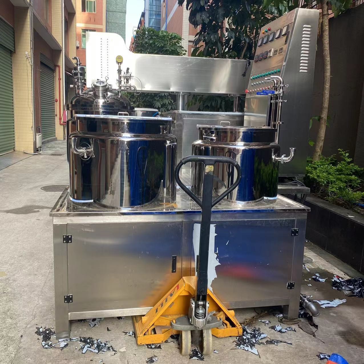 200L Vacuum Ointment Homogenizing Emulsifying Machine