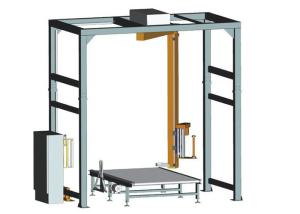 Quality Motorized Conveyor 30 Pallets/Hour Rotary Arm Stretch Wrapper wholesale