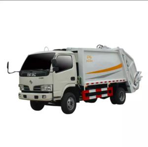 Quality 7cbm Rear Loader Compactor Garbage Truck Manual Transmission wholesale