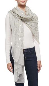 Quality Polka-Dot Metallic Wool Scarf wholesale