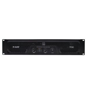 Quality T12 2 X 1200w 2 Channel Amp , PA Power Amplifier Class A For Outdoor Activities / Church wholesale