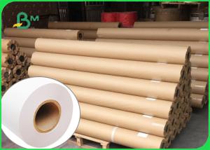 China Strong Stiffness 80g CAD Plotter Paper Roll For Engineering Drawing 36 Inch on sale