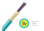 PVC / LSZH / OFNP GJFJV 24 Core Multi Mode OM4-550 Indoor Fiber Optic Cable For