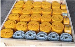 Roller Top Packing Conveyor Modular Belt for Tyre/Carton Box