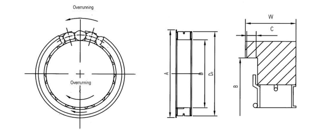 FWD331808CRB Backstop Clutchs CRS CRB Freewheel Bearings FWD331808CRS