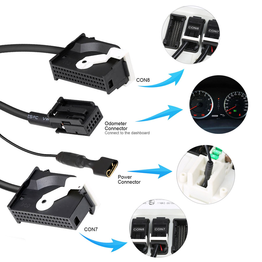 GODIAG GT100 Pro GT100+ Breakout Box with BMW CAS4 CAS4+ and FEM/BDC Test Platform