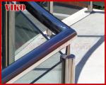 Glass Spigot For Glass Railing VH103SB 304 stainless steel Glass Spigot Tempered