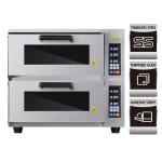 Electric 2 Layer Pizza/Bread Baking Machine Productivity Commercial Oven 220