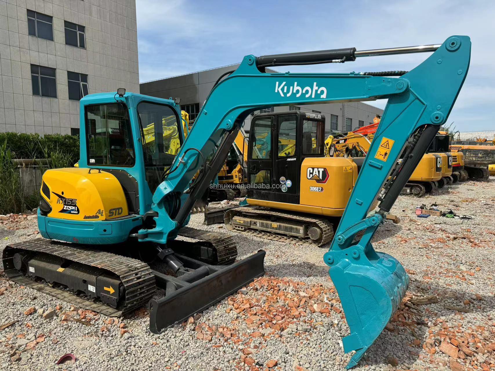 5 Ton Mini Used Excavator KUBOTA KX155 Second Hand Crawler Excavator