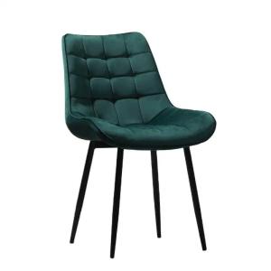 Quality Bedroom Upholstered Green Dining Chairs Velvet Fabric Home Furniture wholesale
