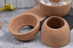 Glass Storage Carafe Natural Cork Coasters Bottom Base Anti Acid Anti Alkali