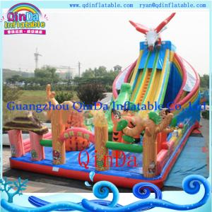 Quality Guangzhou QinDa inflatable castle,backyard cheap inflatable bouncers for sale wholesale