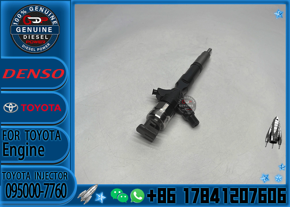 2kd Diesel Fuel Injector 23670-30300 095000-7760 095000-7761 095000-7751 095000-7750 Common Rail Diesel Inyector