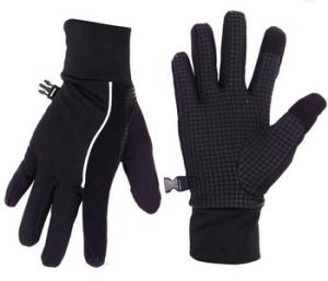 Quality Black Outdoor Sport Gloves Camping Driving Touch Screen Warm Lining wholesale