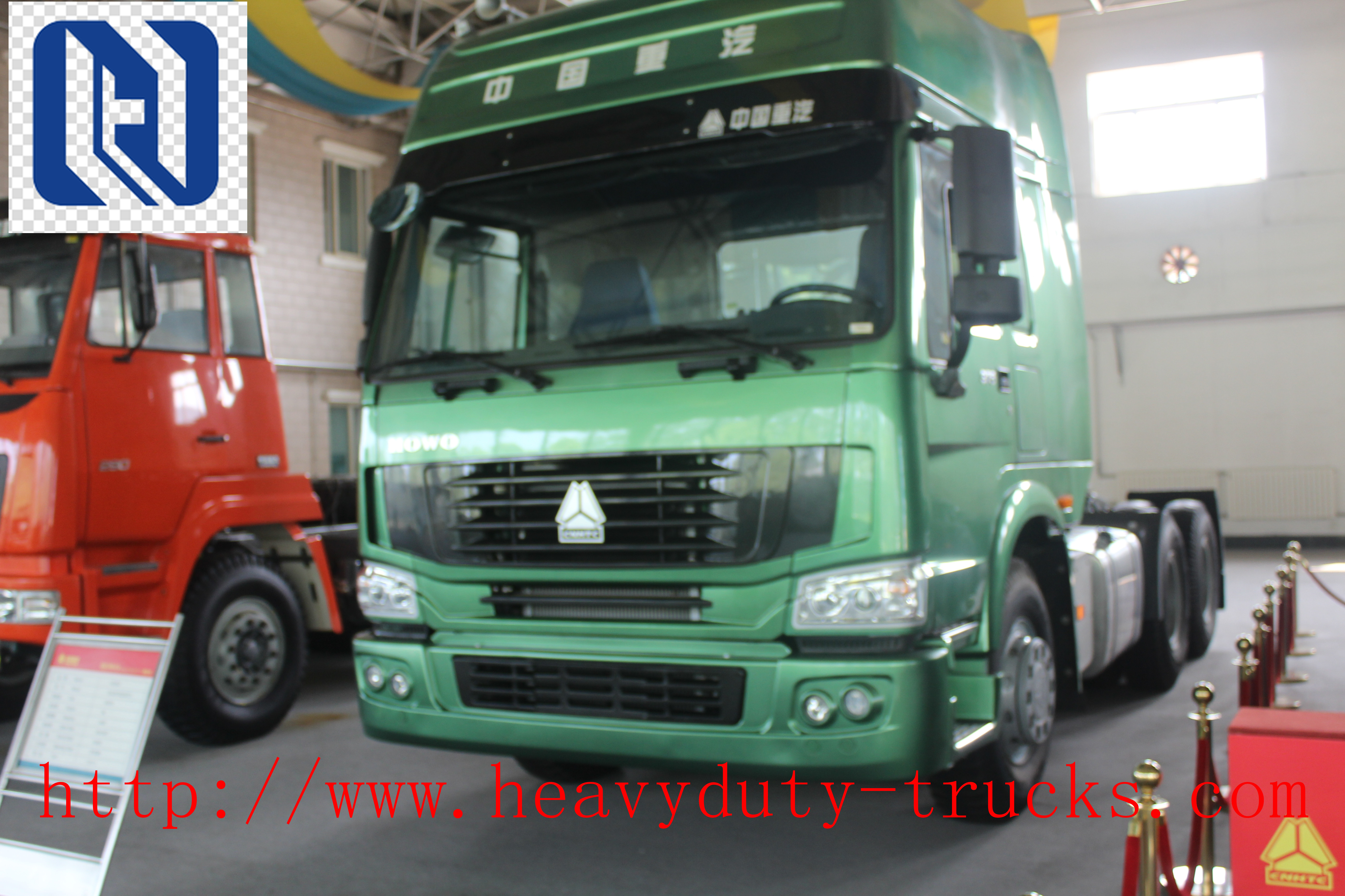 Sinotruk Howo 371hp Diesel Tractor Truck 6x4 Prime Mover Head