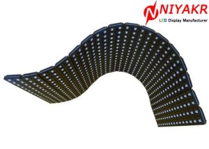 Quality Indoor P10 Soft Creative Flexible LED Display Screen Full Color 1500 Nit wholesale
