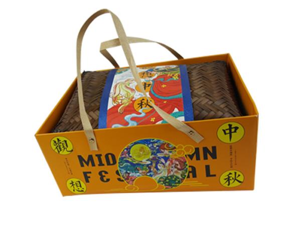 Customized Gift Box Packaging CMYK Colors Printing Basket Shape Box Cardboard