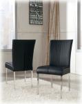 Contemporary Leather Dining Chair Easy Cleaning With High Back Dc-7328