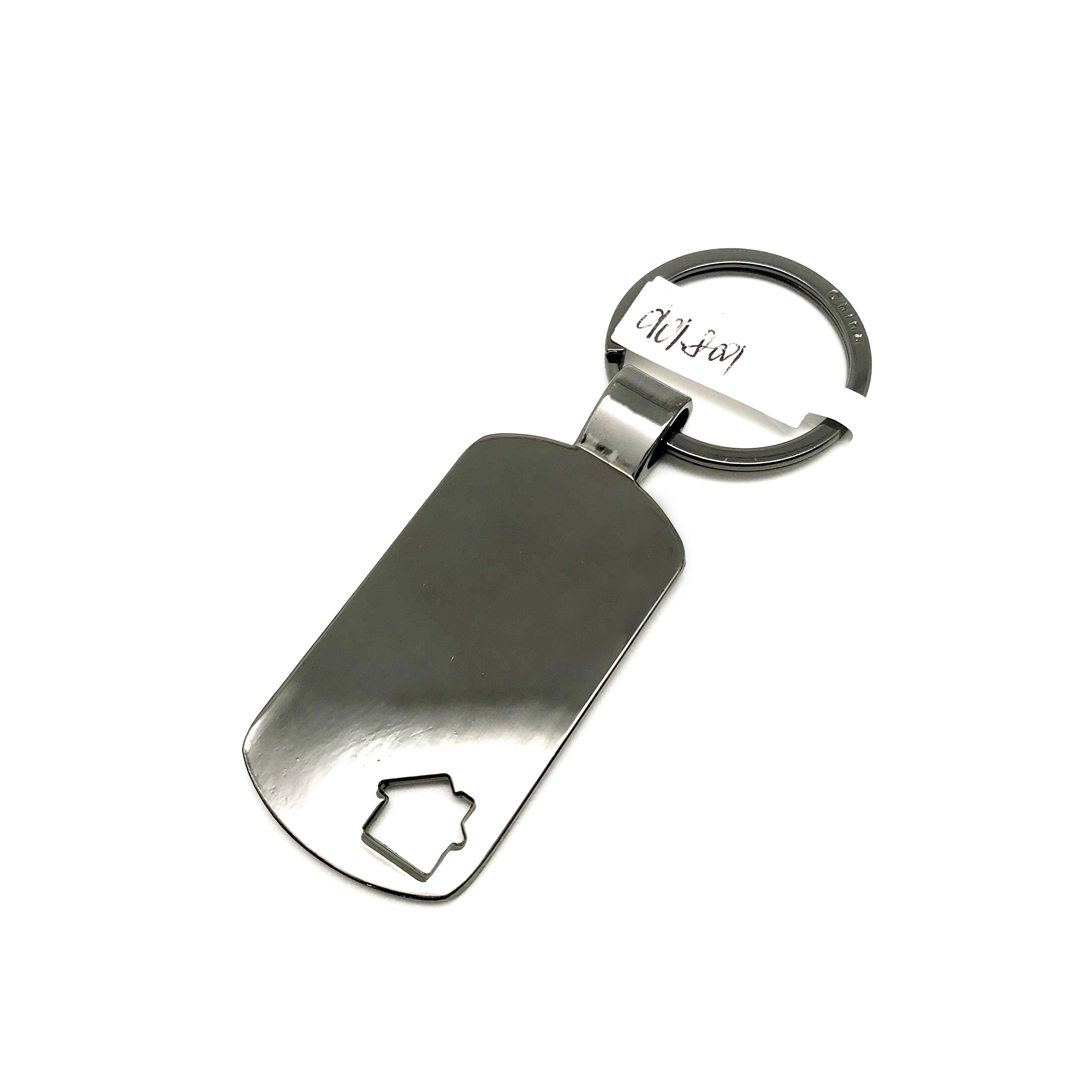 Siliver Zinc Alloy Metal Keychain Holder For Souvenirs