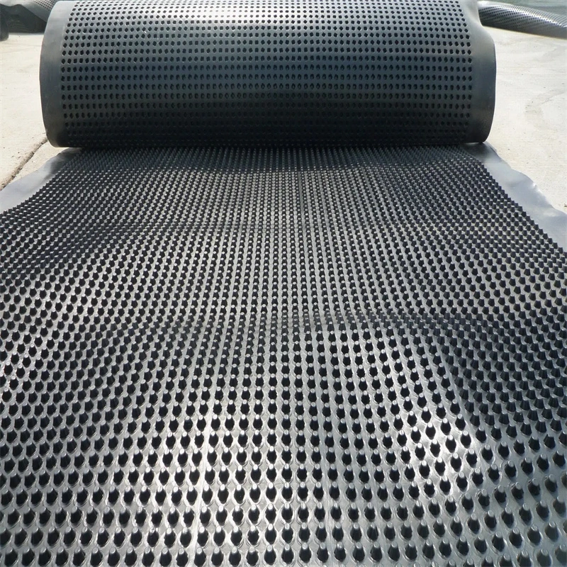 HDPE Drainage Board Compound Dimple Waterproof HDPE Drain Plastic Drainage Board Dimpled Drainage Board