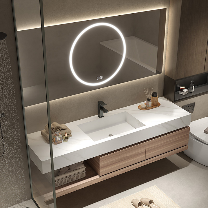 Hotel Furniture Euro Style Bathroom Vanity with Modern Design and Width of 38-46