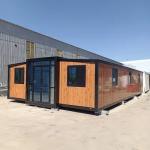 Environmental Protection 2 Bedroom Prefab Expandable Container House with Steel