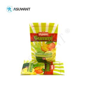 Quality Laminated Zip Lock Food Packaging Bags Gummies Bear Candy Sugar Smell Proof Bags wholesale