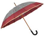 16 Ribs Wooden Shaft RPET Pongee Automatic Open Umbrella