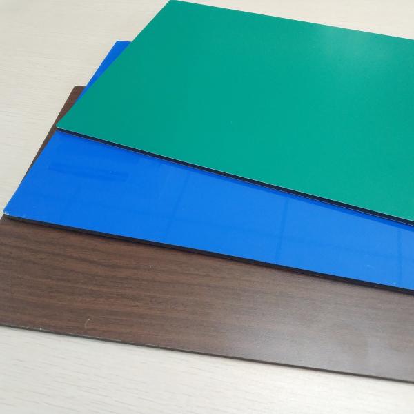 Building Curtain Wall Wood Grain Cladding Plastic Aluminum Composite Material