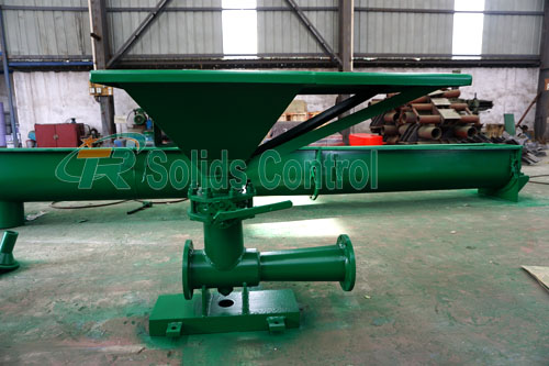 Epoxy Coated 120m3/H Drilling Mud Mixing Hopper Built In Sack Table Receiving Basin