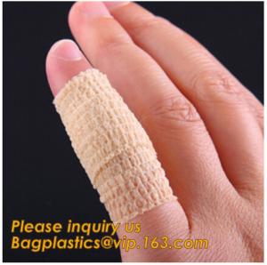 Quality Fitness Custom made Cotton medical plaster tape sport bandages roll athletic tape,Flexible Bandage Self Adherent bandage wholesale
