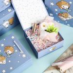 Custom Size Cardboard Boxes Cartoon Cute Birthday Gift Box wholesale