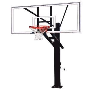 Quality Adjustable In Ground Basketball Hoop 72 Inches Backboard Hoop Stand System wholesale