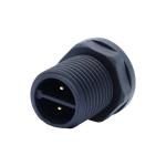 5 Pin M16 Ip67 Waterproof Panel Connector Male