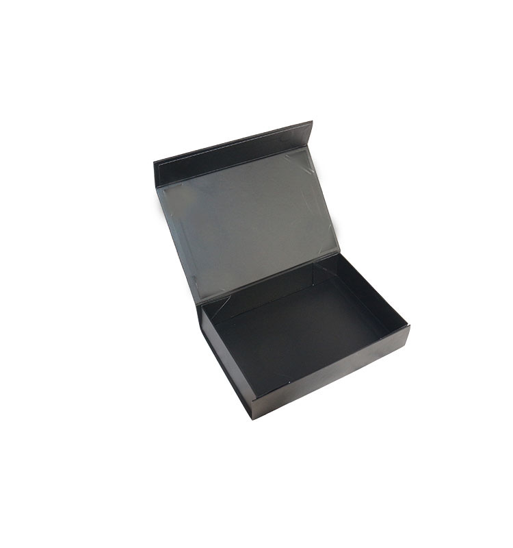 CMYK Handmade Recycled Printing Paper Magnetic Gift Box with Foam Insert For Wallet Packing